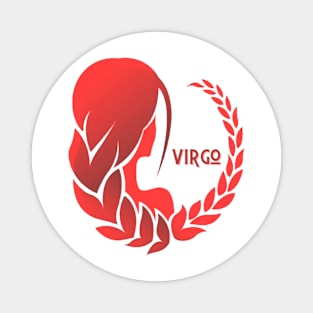 Vibrant Zodiac Virgo Magnet